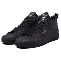 Чоловічі чорні шкіряні кеди Pepe Jeans YOGI ORIGINAL BOOT 42 EU 1